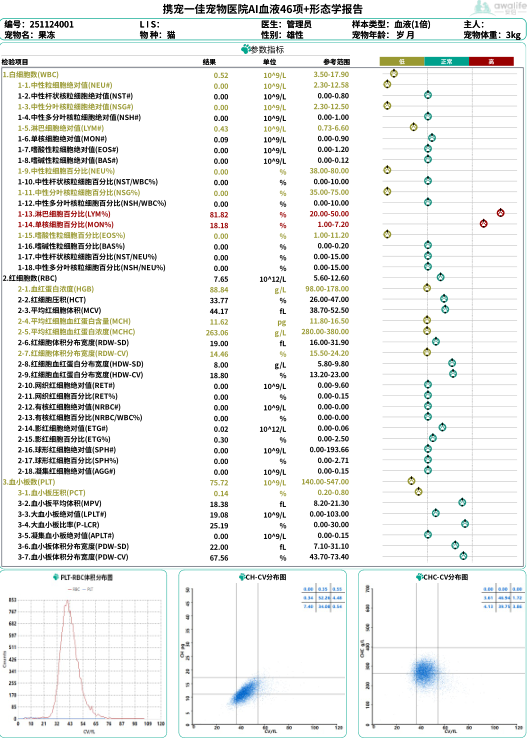 绝境翻盘！猫瘟小猫果冻白细胞仅剩0.34，携宠一佳全力救治，成功闯过鬼门关❤️